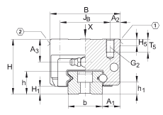 INA?���� KWE25-H, ����ֱ��ѭ������м���������õĸ�խ����