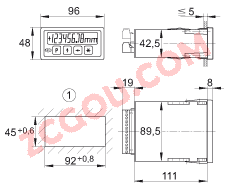 INA?λ����ʾ�� MA10/4, ����ϵͳ��λ����ʾ