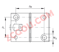 INA?ֱ������м��������Ԫ KGNS25-C-PP-AS, �ɵ���֬�󻬣������󻬽ṹ