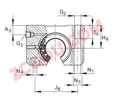 INA?ֱ������м��������Ԫ KGNOS20-C-PP-AS, ��ʽ��ƣ��ɵ����ܷ⣬֬�󻬣������󻬽ṹ
