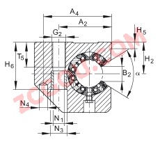INA?ֱ������м��������Ԫ KGSCS40-PP-AS, �Ե���ֱ������У���ʽ������ƣ��ܷ⣬֬�󻬣���������ʩ