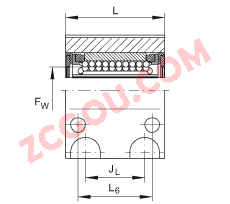 INA?ֱ������м��������Ԫ KGSCS40-PP-AS, �Ե���ֱ������У���ʽ������ƣ��ܷ⣬֬�󻬣���������ʩ