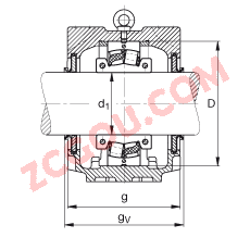 FAGֱ��ʽ����� SNV230-L + 222S.407 + DHV526X407, ���� DIN 736/DIN737 ��׼����Ҫ�ߴ磬�ʷֵĵ��Ĺ�����У�V ��Ȧ�ܷ⣬֬������
