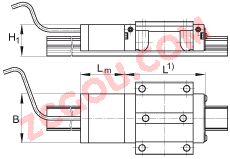 INA?����ϵͳ KUVE35-B..-LMST, ��������ֱ��ѭ������м���������Ĳ���ϵͳ�����ӵĳ��Ȳ���