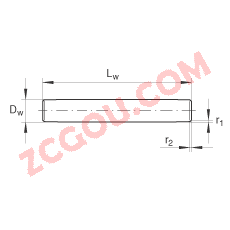 INA?���� NRB5X34,8-G2, ���� DIN 5402-3/ ISO 3096 ��׼��B �ͣ�����ƽ�˸�