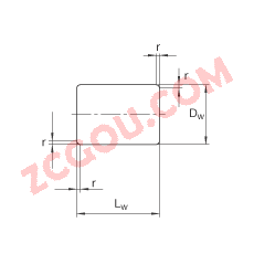 FAG?Բ ZRB16X16-QP,  DIN 5402-1 ׼ͼ