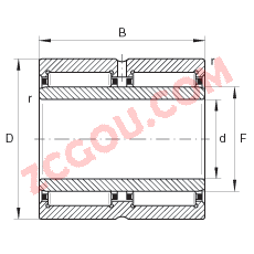 INA?������� NA6917-ZW, �ߴ�ϵ�� 69��˫��
