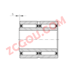 INA?������� NAO30X45X26-ZW-ASR1, �޵��ߣ�˫��