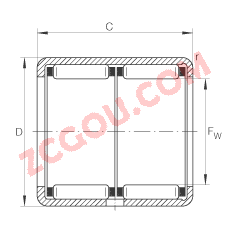 INA?��ʽ��ѹ��Ȧ������� HK2538-ZW, ���� DIN 618-1/ISO 3245 ��׼