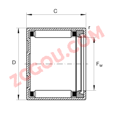 INA?��ʽ��ѹ��Ȧ������� BCE48-P, ˫�ഽ�ܷ⣬���� ABMA 18.2 - 1982��Ӣ��