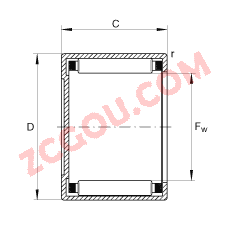 INA?��ʽ��ѹ��Ȧ������� BCE34-TN, ���� ABMA 18.2 - 1982��Ӣ��