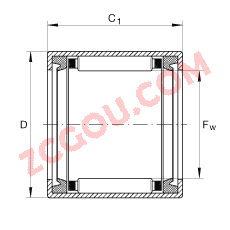 INA?��ʽ��ѹ��Ȧ������� SCE1212-PP, ˫�ഽ�ܷ⣬���� ABMA 18.2 - 1982��Ӣ��