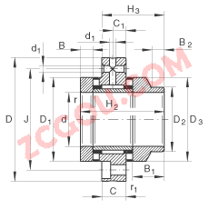 INA?/Բ ZARF3080-L-TV, ˫ݶװᶨλȦ