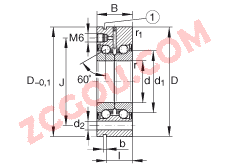 INA?�����ǽӴ������ ZKLF2068-2RS-PE, ���ӵĹ��˫���ݶ���װ�����ഽ�ܷ�