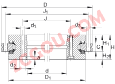 INA?����/������� YRTS260, ˫����˨��װ���ϸ���