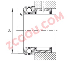 INA?����/��������� NKX35, ���� DIN 5429 ��׼�������������������޶˸ǣ�����
