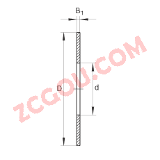 INA?еȦ AS160200,  DIN 5405-3/ISO 303 ׼ʺ AXK  K811