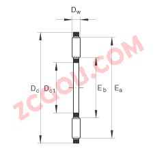 INA?��������ͱ��ּ���� AXK150190, ���򣬸��� DIN 5405-2 ��׼