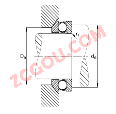 FAG?���������� 53234-MP, ���� DIN 711/ISO 104 ��׼����Ҫ�ߴ磬���򣬴����������Ȧ���ɷ���