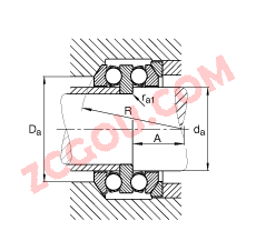 FAG?���������� 54322-MP, ���� DIN 711/ISO 104 ��׼����Ҫ�ߴ磬˫�򣬴����������Ȧ���ɷ���