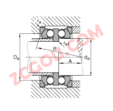 FAG?���������� 54322-MP + U322, ���� DIN 711/ISO 104 ��׼����Ҫ�ߴ磬���򣬴����������Ȧ��һ����������Ȧ���ɷ���