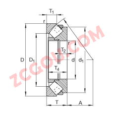 FAG?�������Ĺ������ 29248-E1-MB, ���� DIN 728/ISO 104 ��׼����Ҫ�ߴ磬���򣬿ɷ���