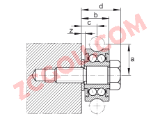INA?ֹ���ᾱ LFZ20x67-A1, ��װ���� LFR �õ�ͬ����˨