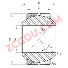 INA?ؽ GE5-PB,  DIN ISO 12 240-1 ׼ߴϵ Kά