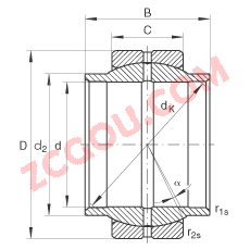 INA?ؽ GE125-LO,  DIN ISO 12 240-1 ׼ά