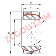 INA?�ؽ���� GE25-UK, ���� DIN ISO 12 240-1 ��׼����ά��