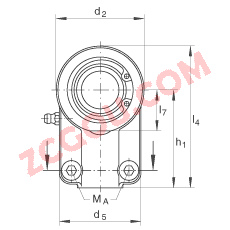 INA?Һѹ�˶���� GIHNRK12-LO, ���� DIN ISO 12 240-4 ��׼�����������Ƽн�װ�ã���ά��