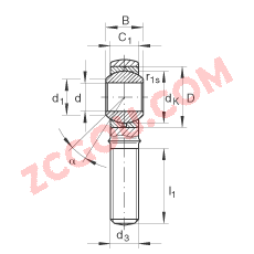 INA?�˶���� GAKL18-PB, ���� DIN ISO 12 240-4 ��׼�������������ƣ���ά��
