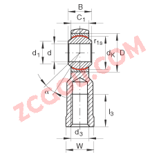 INA?�˶���� GIKL5-PW, ���� DIN ISO 12 240-4 ��׼�������������ƣ���ά��