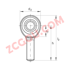 INA?˶ GAKR25-PW,  DIN ISO 12 240-4 ׼ƣά