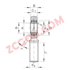 INA?�˶���� GAR10-DO, ���� DIN ISO 12 240-4 ��׼�������������ƣ���ά��