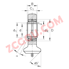 INA?Һѹ�˶���� GK60-DO, ���� DIN ISO 12 240 ��׼���������棬��ά��