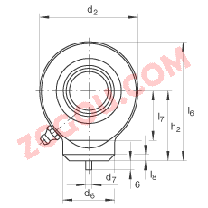 INA?Һѹ�˶���� GK60-DO, ���� DIN ISO 12 240 ��׼���������棬��ά��
