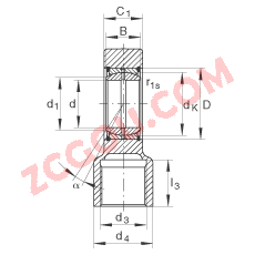 INA?Һѹ�˶���� GIHRK70-DO, ���� DIN ISO 12 240-4 ��׼�����������Ƽн�װ�ã���ά��