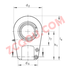 INA?Һѹ�˶���� GIHRK70-DO, ���� DIN ISO 12 240-4 ��׼�����������Ƽн�װ�ã���ά��