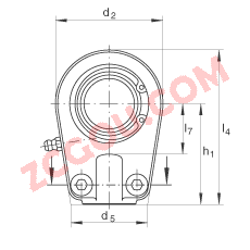 INA?Һѹ˶ GIHRK30-DO,  DIN ISO 12 240-4 ׼Ƽнװãά