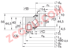 INA?���������� XSA140414-N, ��׼ϵ�� 14�� �ⲿ�ĳ��ֳݣ����ഽ�ܷ�