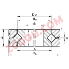 INA?���������� SX011880, ���� DIN 616 ��׼�ĳߴ�ϵ�� 18