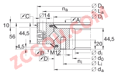 INA?���������� XSI140944-N, ��׼ϵ�� 14�� �ڲ��ĳ��ֳݣ����ഽ�ܷ�