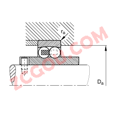 FAG?�Ե�������� 11212-TVH, ���� DIN 630 ��׼����Ҫ�ߴ磬��Ȧ�ӳ�