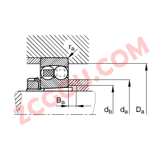 FAG?Ե 2312-K-TVH-C3 + H2312,  DIN 630  DIN 5415 ׼Ҫߴ, ׶׺ͽ