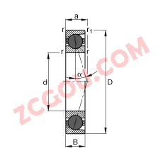 FAG? HCB7018-C-T-P4S, ڣɶԻԪװӴ  = 15㣬մƹ