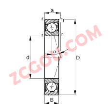 FAG? B71908-C-2RSD-T-P4S, ڣɶ԰װӴ  = 15㣬ഽܷ⣬ǽӴϹ