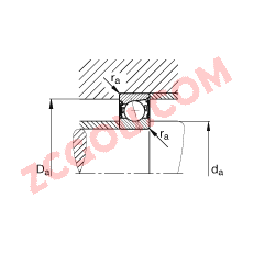 FAG? B7005-C-2RSD-T-P4S, ڣɶ԰װӴ  = 15㣬ഽܷ⣬ǽӴϹ