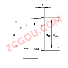 FAG?ж AH241/950G-H,  DIN 5416 ׼Ҫߴ, ׶ 1:30