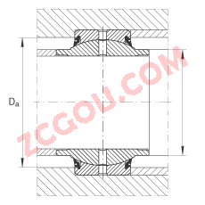 INA?�ؽ���� GE25-HO-2RS, ���� DIN ISO 12 240-1 ��׼, ��ά�������ഽ�ܷ�